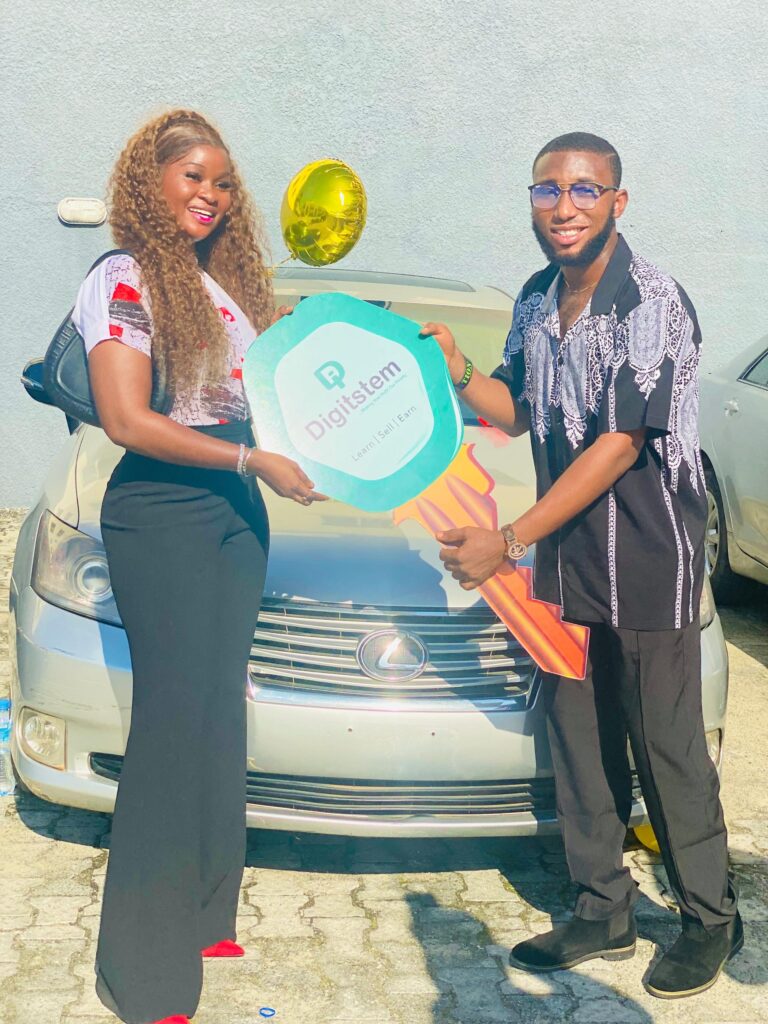 Chidinma Okwor celebrating a personal milestone